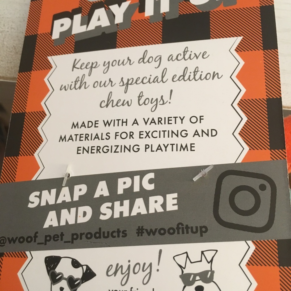 NWT! Cute Pumpkin Spice Dog Toy! - Picture 7 of 7